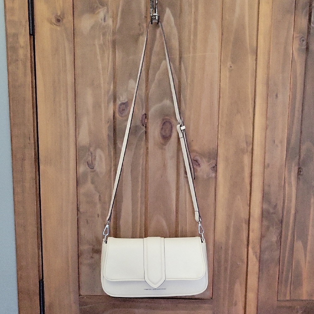 French Connection Cream Shoulder Bag